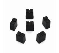 10PCS Equalizer push key cap Mixer Fader Cap Sliding Potentiometer Pusher Cap Knob Inner Hole 4mm,Black