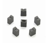 10PCS Equalizer push key cap Mixer Fader Cap Sliding Potentiometer Pusher Cap Knob Inner Hole 4mm,Gray