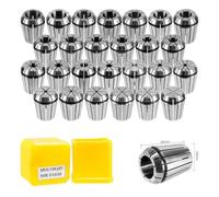 10pcs ER11 ER16 ER20 ER25 ER32 High Quality Standard Accuracy Elastic ER Clamp Chuck for CNC Engraving Machine Lathe Mill Tool(ER25-4 10pcs)