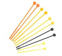 10Pcs Ergonomic Plastic Drum Mallets for Adults Versatile Xylophone Glockenspiel Sticks Durable Percussion Instrument Accessories