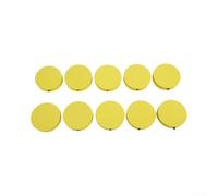 10pcs EVA Rig Winders Carp Fishing Line Spooler(Yellow)