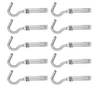 10Pcs Expansion Hooks 304 M8 Heavy Duty Bolts For Wall Concrete Brick♡