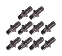 10Pcs Exterior Square Screws Drum Tension Rods Metal Rustproof Short For Percussion Instrument Enduring Drum Hardware