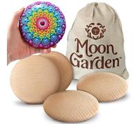 10PCS Extra Large Rocks for Painting, 4.5 Inch, Flat Smooth Wooden Rocks for Rock Painting, Premium Rock Painting Kit Stones, Perfect Flat Painting Rocks for Arts and Crafts