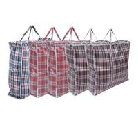 10Pcs Extra Large Zipped Reusable Strong Laundry Bags Storage Moving