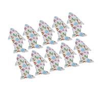 10PCS Eye Catching Fish Shaped Ice Popsicles Covers Soft Neoprene Outdoor Ice Cream Sleeve Perfect for Little Hands Outdoor Cream Sleeve