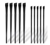 10Pcs Eye Liner Brush Set Angled Eyebrow Brush Eyeliner Brushes Fine Point Good Makeup Tools for Women