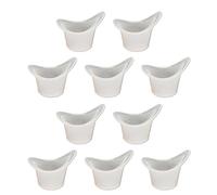 10Pcs Eye Wash Cup Flush Silicone Transparent & Non-Sterile Measuring for Eyes Daily Cleaning & Bath Kit Disposable Sterile and Solution