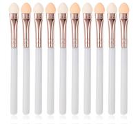 10pcs Eyeshadow Brushes Makeup Sponge Brushes Applicators Professional Eyeshadow Applicators Reusable Sponge Eyeshadows Brush Eyeshadows Applicator Stick Sets Round Foam Applicator Tool for Girls