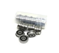 10Pcs F623 F686 F688 F689 F695 F696 F698-2RS Bearing 5x13x4mm Flanged Miniature Deep Groove Ball Bearings(F696-2rs 6x15x5mm)