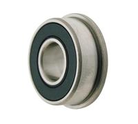 10pcs F6301-2RS Flange Bearing 12x37x12mm Miniature Deep Groove Ball Bearing Sealed Ball Bearings F6301 F6301RS
