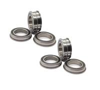 10pcs F6802-2RS Miniature Flanged Ball Bearings 15x24x5mm Flange Bearing