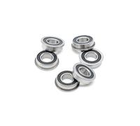 10Pcs F688 2RS Bearing 8x16x5 mm ABEC-7 Flanged Miniature F688 RS Ball Bearings F688RS For 3D Printer