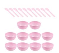 10PCS Face Mask Mixing Bowl Set, Lady Facial Care Facemask Tool Sets Include Spoons for Home Salon