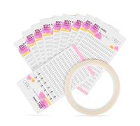 10pcs False Lashes Grafting Stick Card with Adhesive Tape Quick Blossom Storage Individual Lash Extension Kit for Eyelash Shop Beginners