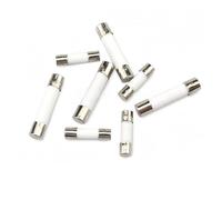 10pcs Fast Blow Tube Fuses 250V - 5 * 20mm & 6 * 30mm, 0.5A to 30A, Ceramic Fusible AMP Fuses for Electrical Protection(7A,6X30mm)