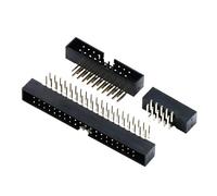 10PCS FC 6/8/10/14/16/18/20/24/26/30/34/40/50/60Pin 2.0mm Pitch Female IDC Socket Connector Ribbon Cable DC3 Header Male Socket(RIGHT ANGLE TYPE,18P)