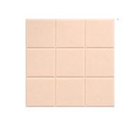 10pcs Felt Message Board Bulletin Tiles Household Wall Background Photo Display for Home(Cream Color)