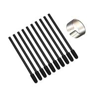 10pcs Felt Pen Replacement Tips With Clip For 3 PTK470 PTK670 Drawing Tablets Smooth Natural Feel Replacement Pen Tips