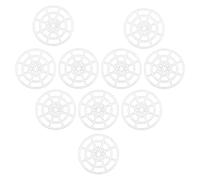 10pcs Fermenting Jar Mesh Press for Wide Mouth Jars, Round Pickle Press Mesh Practical Kitchen Supplies for Canning Pickling & Fermentation (White)