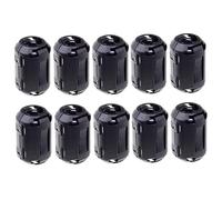 10Pcs Ferrite Core 1.3 cm Clip-on Ferrite Ring Core Bead Noise Sppressor Snap High-freqency Filter Toroid for Data Lodspeaker Bead Cable Clips Disturbed Sound of Silence