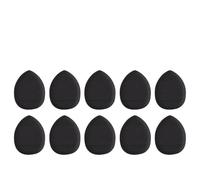 10pcs Finger Air Cushion Sponge Powder Puff Set Makeup for Liquid Foundation Concealer(10pcs black)