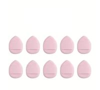 10pcs Finger Air Cushion Sponge Powder Puff Set Makeup for Liquid Foundation Concealer(10pcs pink)