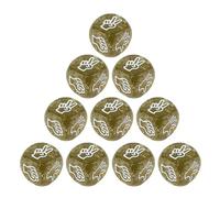 10Pcs Finger Guessing Game Dices 6 Sided 20mm Clear Rock Paper Scissor Game Dices Board Game Toy For Family Parties