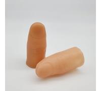 10PCS Finger Magic Tricks Fake Soft Thumb Tips Close Up Stage Show Props Prank Toys