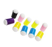 10PCS Finger Painting Sponge Tool Washable Soft Sponge For Children Toddler Art Craft Kid Early Learning Art Supplies Adjustable Painting Finger Sleeves