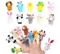 10Pcs Finger Puppets for Babies and Toddlers, Nursery Rhyme Puppets, Cute Doll Props Figures Novelty Toys Gift for Kids