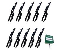 10Pcs Fire Alarm Test Key,Emergency Door Release Break Glass Call Light Point Keys,Loft Flats Firemans Indicator Bottle Lighting Safety Reset Post Lamp Regulator Set,Lift Box Hatch Tool,for Fires