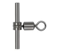 10Pcs Fishing Accessories Swivels，Compatible For Rig Connector Cross-line Brass Tube Hook Linke Anti Sleeve Tackle(7-0.8mm)