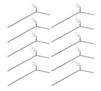 10Pcs Fishing Balance Connector Anti Entanglement Tube 7/9/12cm Rotating Tackle Sea Gear Line Connector