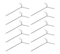 10Pcs Fishing Balance Connector Anti Entanglement Tube 7/9/12cm Rotating Tackle Sea Gear Line Connector