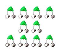 10Pcs Fishing Bites Alarms Rod Bells Clip Night Fishing Rod Fish Bites Baits Alarm Indicators With Double Alert Bells