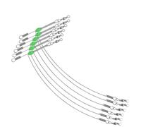 10PCS Fishing leader Line with Fluorescent beads