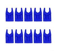 10pcs Fishing Rod Holder Clip-on Rack with Silicone No-Scratch Padding for Bucket Edge Boat Rail Raft Rock Shore Fishing Red Yellow Blue Dark Blue(Deep Blue)