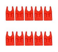 10pcs Fishing Rod Holder Clip-on Rack with Silicone No-Scratch Padding for Bucket Edge Boat Rail Raft Rock Shore Fishing Red Yellow Blue Dark Blue(Red)