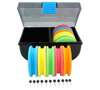 10PCS Fishing Snell Leader Rig Foam Spool Winding Board Fishing Rig Winder Foam Spool Hook Rig Holder