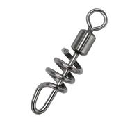 10pcs Fishing Swivels Solid Ring - Fishing Bearing Connector Lines Connector | Rolling Swivels Solid Equipment for Water