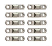 10pcs Fishing Swivels with Premium Components for Trolling and Bait Hook Connections (6#)