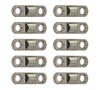 10pcs Fishing Swivels with Premium Components for Trolling and Bait Hook Connections (9#)