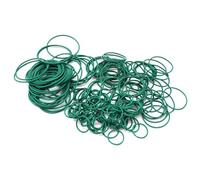 10pcs FKM O Rings CS 1.5mm OD 5-50mm Seal Gasket Insulation Oil High Temperature Resistant Fluorine Rubber O Ring Green (OD 7mm ID 4mm)
