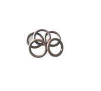 10PCS FKM Seal Rings Thickness/CS 1.8mm Strip Fluorine Rubber O-Ring Gasket Replacement Washer Oil Resistance Auto O-Ring 1.8(24.8x21.2x1.8mm)