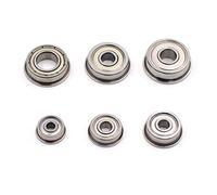 10PCS Flange Ball Bearings F623zz F624zz F625zz F604zz F606zz F688zz for 3D Printers, Lawn Mowers, and Power Tools(F604ZZ)