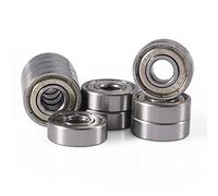 10pcs Flange Ball Bearings Set - 608zz, 623zz, 624zz, 625zz, 635zz, 626zz, 688zz - for 3D Printers, Lawn Mowers, and Power Tools(625ZZ)