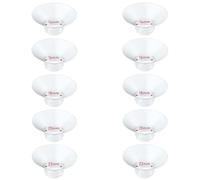 10pcs Flange Insert 14/16/18/20/22mm*2 pcs Compatible with Compatible with Momcozy M9/M6/M5/S12 Pro/V1 Pro/V2 Pro,for Spectra/Medela/MomMed/eufy/Lansinoh/Elvie Breast Pump,Replace for Momcozy Parts
