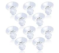 10pcs Flange Inserts, 13/15/17/19/21mm Silicone Breast Pump Flange Insert Wearable Breast Pump Accessories Compatible with Medela/Spectra/TSRETE/Momcozy S9/S12/S9Pro/S12Pro