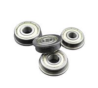 10pcs Flanged Bearings 2mm 3mm 4mm 5mm 6mm 7mm 8mm 9mm Bore MF115 MF52 F608 MF105 MF106 F695 F688 ZZ Ball Bearing With Flange(5x11x5mm)